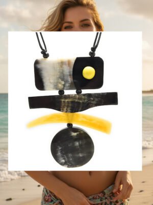 boho statement pendant necklace for women