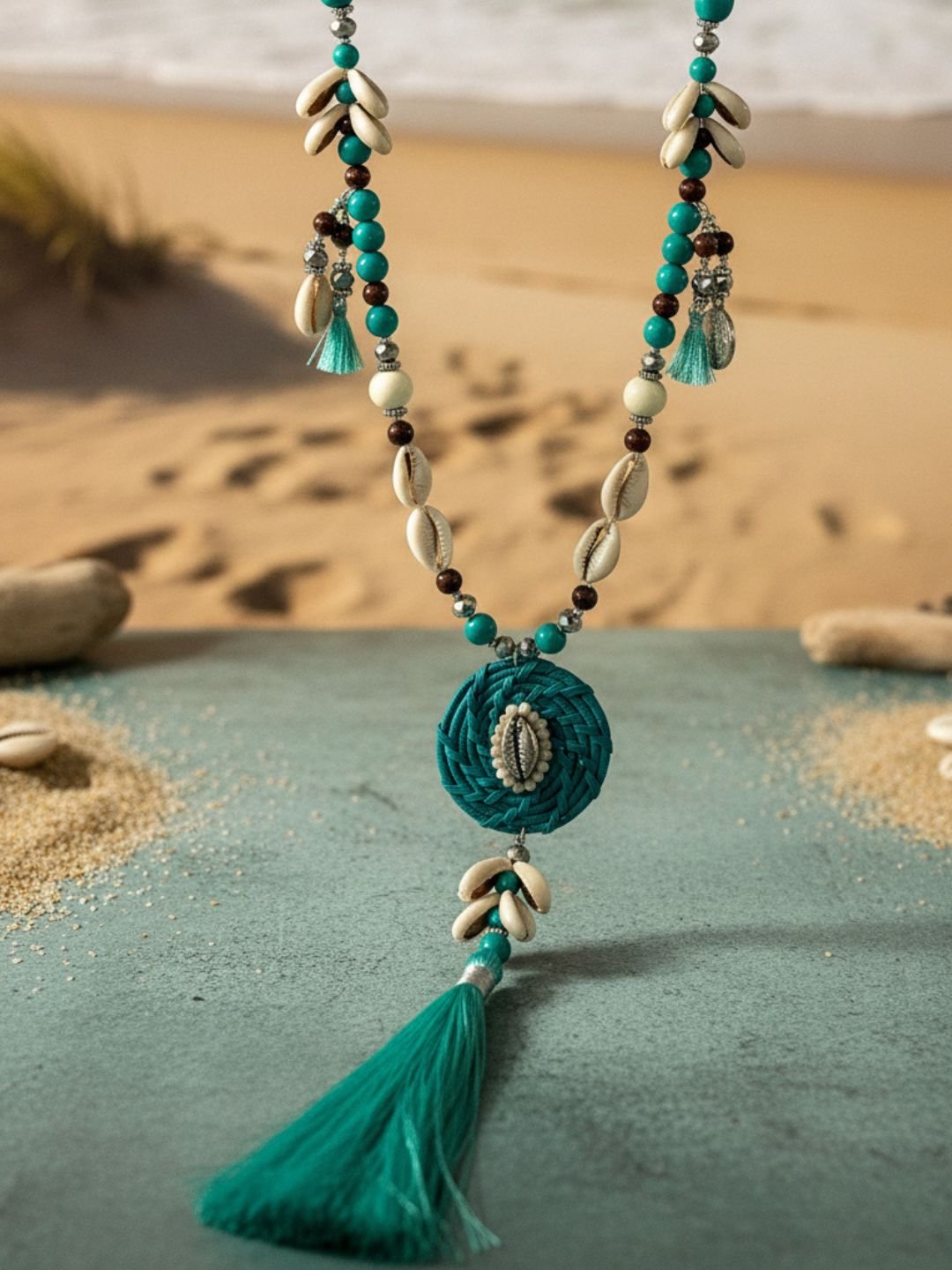 Boho Tassel Necklace - Image 2