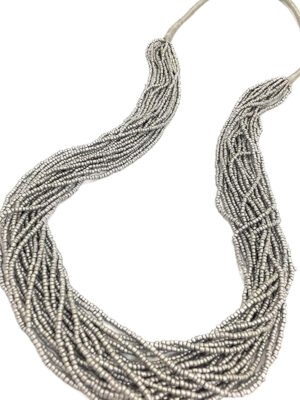 grey necklace