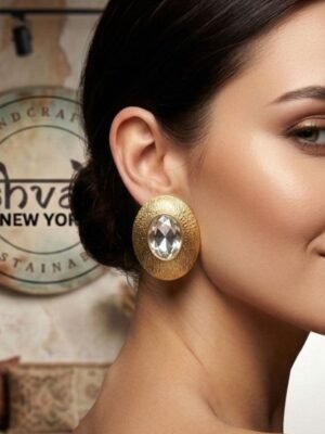 statement stud earrings for women